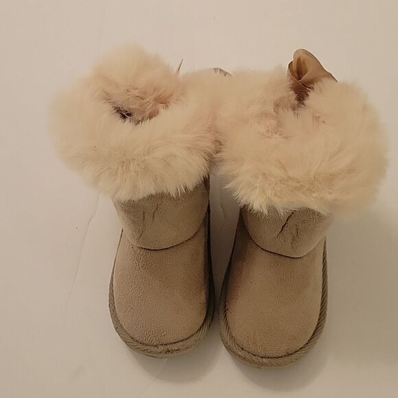 TODDELER GIRL WINTER FAUX FUR LINING SNOW BOOT - Picture 2 of 14